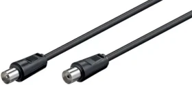 MicroConnect koaxiálny kábel MF 75 Ohm 1.5m čierna (COAX015)