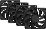 HYTE FA12 4ks čierna / Ventilátor / 120 mm / 1500 RPM / 28 dB / 4-pin PWM (FAN-HYTE-FA12-BB-4)