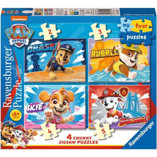 Ravensburger Puzzle Moje prvé Puzzle patrola dielikov