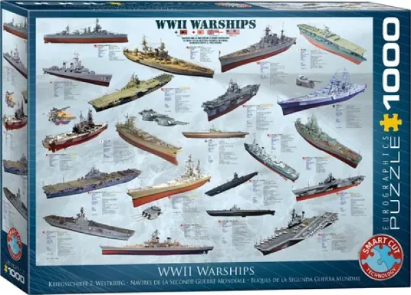 EUROGRAPHICS Puzzle Vojnové lode 2. svetovej vojny