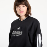 Mikina adidas W Tiro Cut 3 Stripes Fleece Sweatshirt Black/ White S