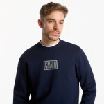 Mikina Calvin Klein Jeans Ls 350Terry Eu Clvin Box Logo Cn Dark Sapphire L