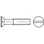 TOOLCRAFT TO-6867390 zápustné skrutky M6 90 mm drážka ocel pozinkované 100 ks; TO-6867390