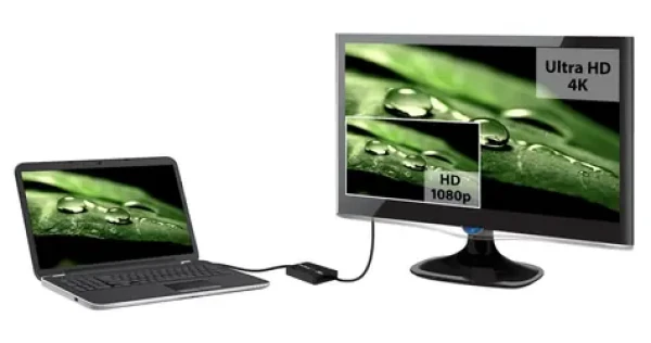 StarTech adaptér USB 3.0 na HDMI čierna / Redukcia / 4K UHD / 5.1 audio / DisplayLink DL-5500 (USB32HD4K)