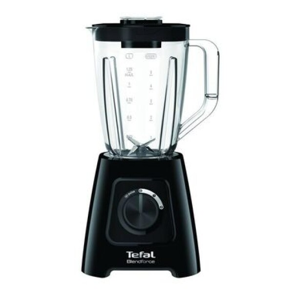 TEFAL Blendforce 2 BL420838 čierny / Stolný mixér / 600 W / 2 l / 2 rýchlosti / pulzná funkcia / drvenie ľadu (BL420838)