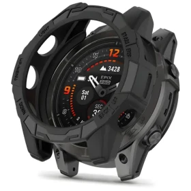 Tech-Protect Defense Air čierna / Ochranný kryt / Garmin Fenix 7X a 7X Pro