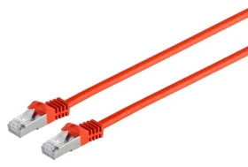 MicroConnect CAT7 S/FTP 0.5m červená / Patch kábel / RJ-45 (SFTP7005R)