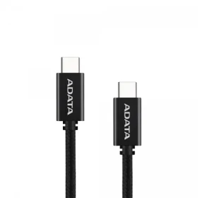 ADATA CACC-100PN-BK čierna / Kábel / USB-C - USB-C / PD 100 W / 1 m (CACC-100PN-BK)