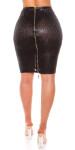 Oh La La!Sexy Koucla WetLook PencilSkirt withZiPP SNAKE S