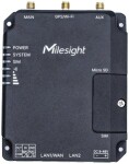 MILESIGHT Milesight UR32-L04AF-W-485 router bezprzewodowy Fast Ethernet Jedna częstotliwości (2,4 GHz) 4G Čierny