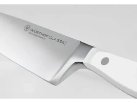 Wüsthof Classic White biela / Nôž kuchársky / dĺžka čepele 20 cm / tvrdosť 58 HRC / Solingen (1040200120)