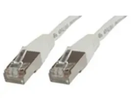 MicroConnect CAT5e F/UTP 0.5m biela / PVC (B-FTP5005W)