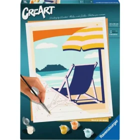 Ravensburger CreArt Odpočinok na pláži - maľovanie podľa čísel