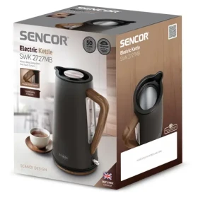 Sencor SWK 2727MB sivá / Rýchlovarná kanvica / 2200W / 1.7L (8590669337705)