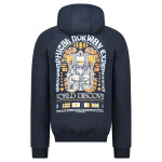 Pánska mikina WZ3016H/GN Grey Melange s potlačou - Geographical Norway 2XL šedá melange