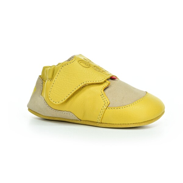 Affenzahn Krabbelschuh Leder Crawly Giraffe Yellow barefoot capáčky 23 EUR