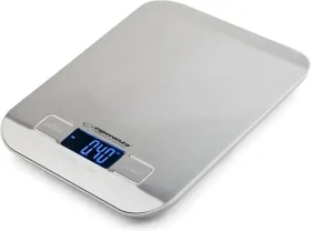 Esperanza EKS001 Pineaple strieborná / Kuchynská váha / max 5 kg / presnosť 1 g / kovová platforma (EKS001)