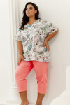 3370 DÁMSKE PYŽAMO RENNY 4XL-6XL MIX 4XL