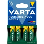 Varta RECHARGE Nabíjacia batéria AA / 1.2V / 2600mAh / NiMH / 4 ks / v blistri (601041)
