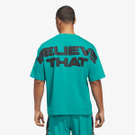 Tričko adidas x Anthony Edwards Believe That T-Shirt Equipment Green XL