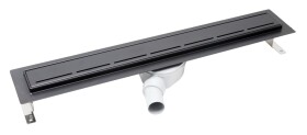 Sprchový žľab SAT 65 cm nerez čierny ZLAB70NRZBL ZLAB70NRZBL