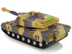 Mamido Vojenský tank 1:16 Moro Brown Sound Arrow