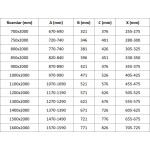 MEXEN/S - Velar Sprchová zástena posuvná Walk-in 75 x 200, grafit 8 mm, čierna 871-075-000-43-70