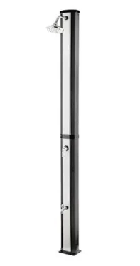 G21 Amber čierno-strieborná / Solárna sprcha / 60 l (SP-G21-60CSHX)