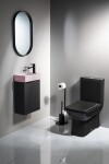 SAPHO - MARGITHA keramické umývadlo 38x22cm, otvor pro batériu vpravo, ružová MGT38222
