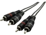 Schwaiger audio kábel 2x Cinch - 2x Cinch 5 m čierna / Audio kábel / CINCH (RCA) / Prepojovací (CIK5450533)