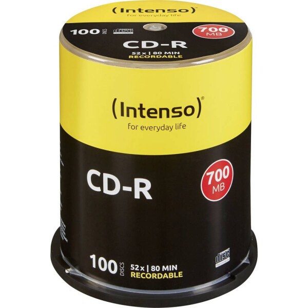 Intenso 1001126 CD-R 80 700 MB 100 ks vreteno; 1001126