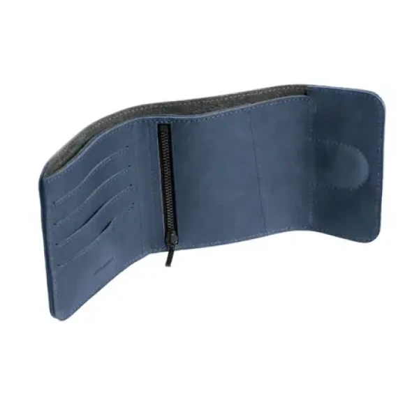 FIXED Classic Wallet AirTag Kožená peňaženka z pravej hovädzej kože modrá (FIXWAT-SCW2-BL)