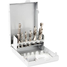 GSR 00708020 sada závitníkov 7-dielna metrický M3 - M10 DIN 3126 HSS-G 1 ks; 00708020