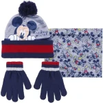 Cerdá Mickey Detský set čiapka + nákrčník + rukavice