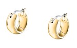 Morellato Pôvabné kruhové náušnice z pozlátenej ocele Creole SAUP34