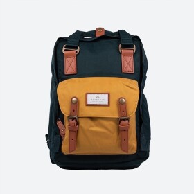 NoName Plecak pre notebook Doughnut Macaroon - srokove green/yellow