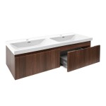 Kúpeľňová skrinka s umývadlom SAT Evolution 118x30x44,8 cm orech Aida mat SATEVO120NAU5 SATEVO120NAU5