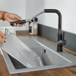 VILLEROY & BOCH VILLEROY & BOCH - Drezová batéria Villeroy &amp; Boch Subway Style Shower, 92850005, antracit 92850005