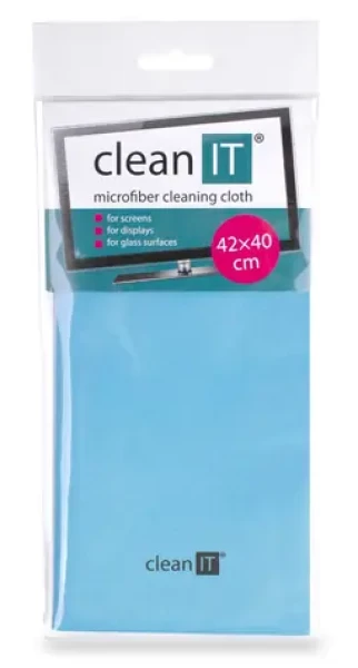 Clean IT čistiaca utierka z mikrovlákna (40x42cm) modrá (CL-700)