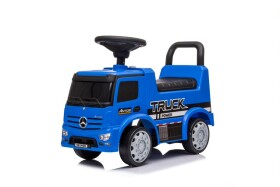 Mamido Jeździk pchacz chodzik 3v1, auto Mercedes Truck pre deti, modrý