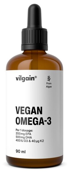Vilgain Vegán Omega-3 – 3× 90 ml