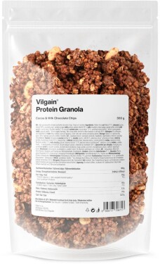 Vilgain Protein Granola – 3× Kakao a mliečna čokoláda 350 g