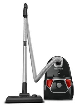 Rowenta RO 3955 Compact Power čierno-červená / Vreckový vysávač / cylindrový / 79 dB / 2 filtre (RO3955)