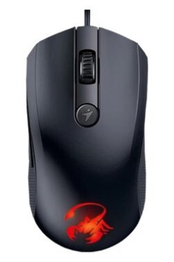 Genius GX GAMING X-G600 čierna / drôtová / laserová / 1600 dpi / 6 tlačidiel / USB (31040035100)