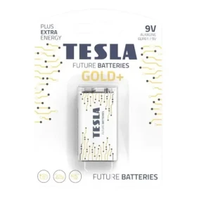 Teslá GOLD+ alkalická batéria 9V (6LR61) 1 ks / blister (1099137205)