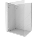MEXEN/S - Lunar L Sprchová zástena WALK-IN ľavá 100 x 200, transparent 8 mm, chróm 830L-100-000-01-00-L