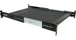 StarTech Vysúvacia rack polica 2U čierna / Rack polica / 19" / nastaviteľná hĺbka / nosnosť 22,7 kg / oceľ (UNISLDSHF19)
