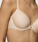 Body Make-Up Essentials - hladká tričková podprsenka s vypchávkami Triumph NUDE BEIGE 80A