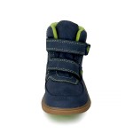 Chlapčenská celoročná barefoot obuv Bugga KIVO Navy B00199-04 - 31
