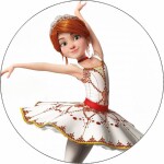 Jedlý papier Baletka 19,5 cm - Pictu Hap